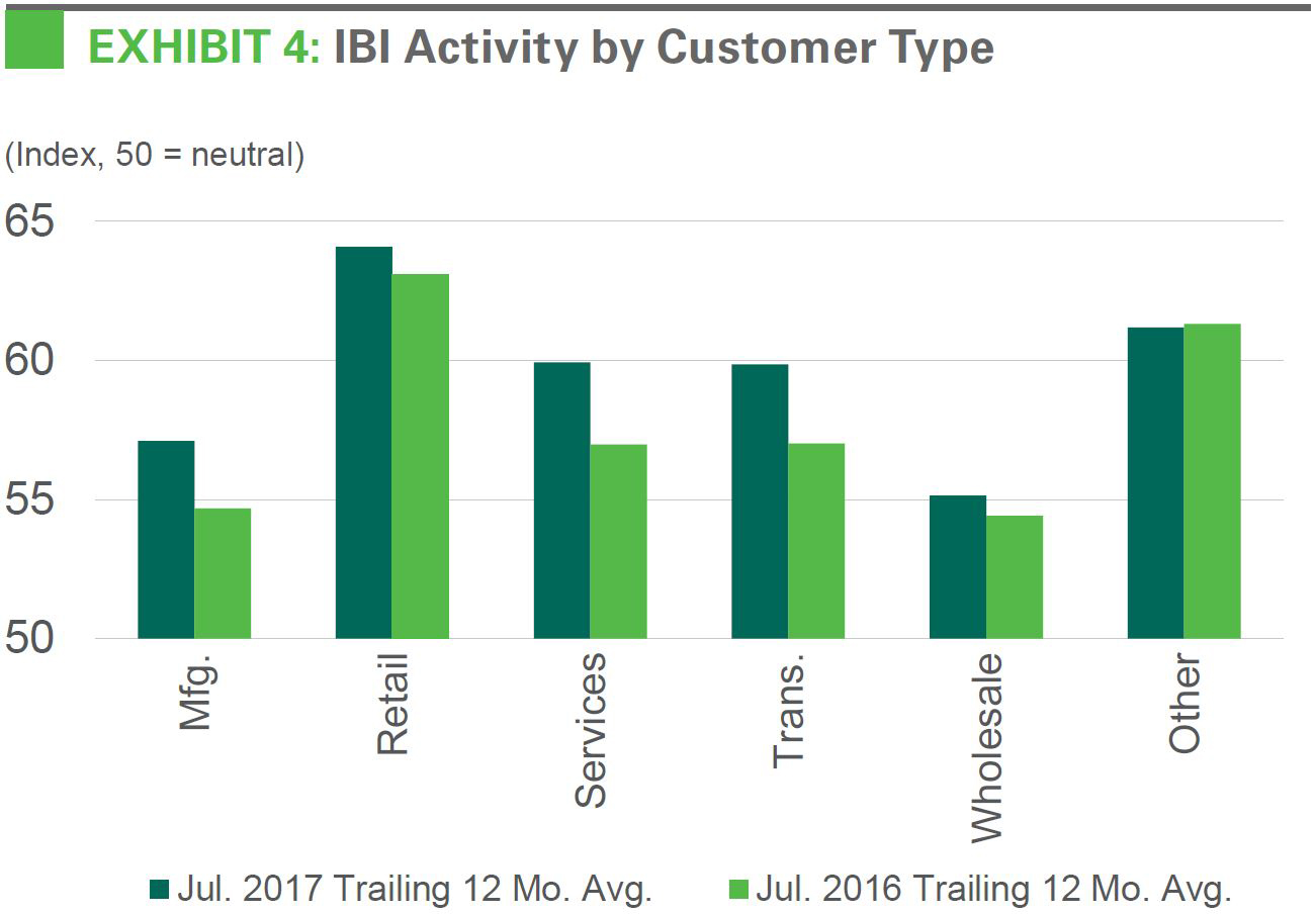 IBI Activity by Customer Type