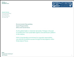 Feature - Prologis Issues 2013 CR Report Prologis Issues 2013 CR Report