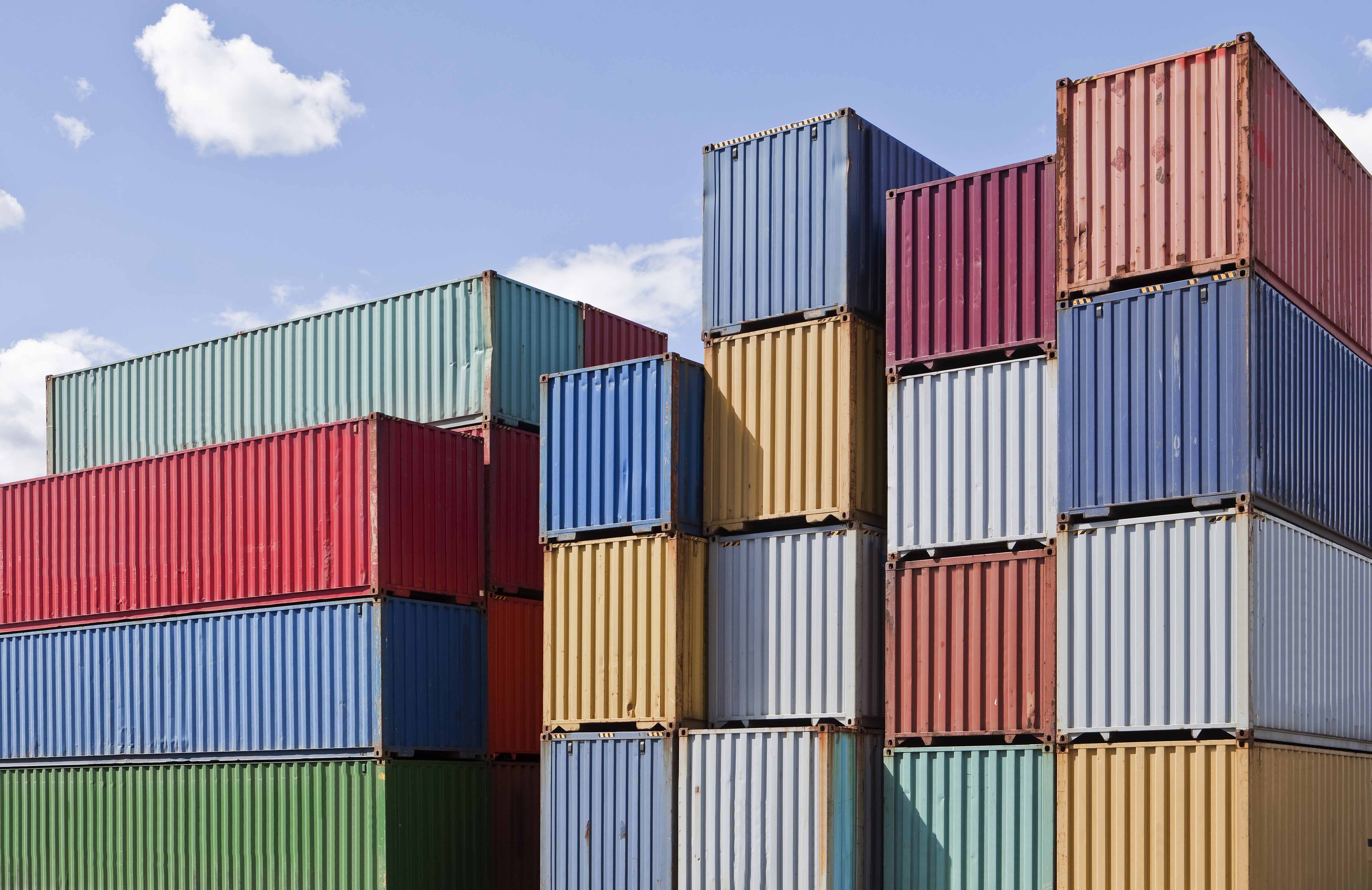 Industrial Business Indicator shipping containers