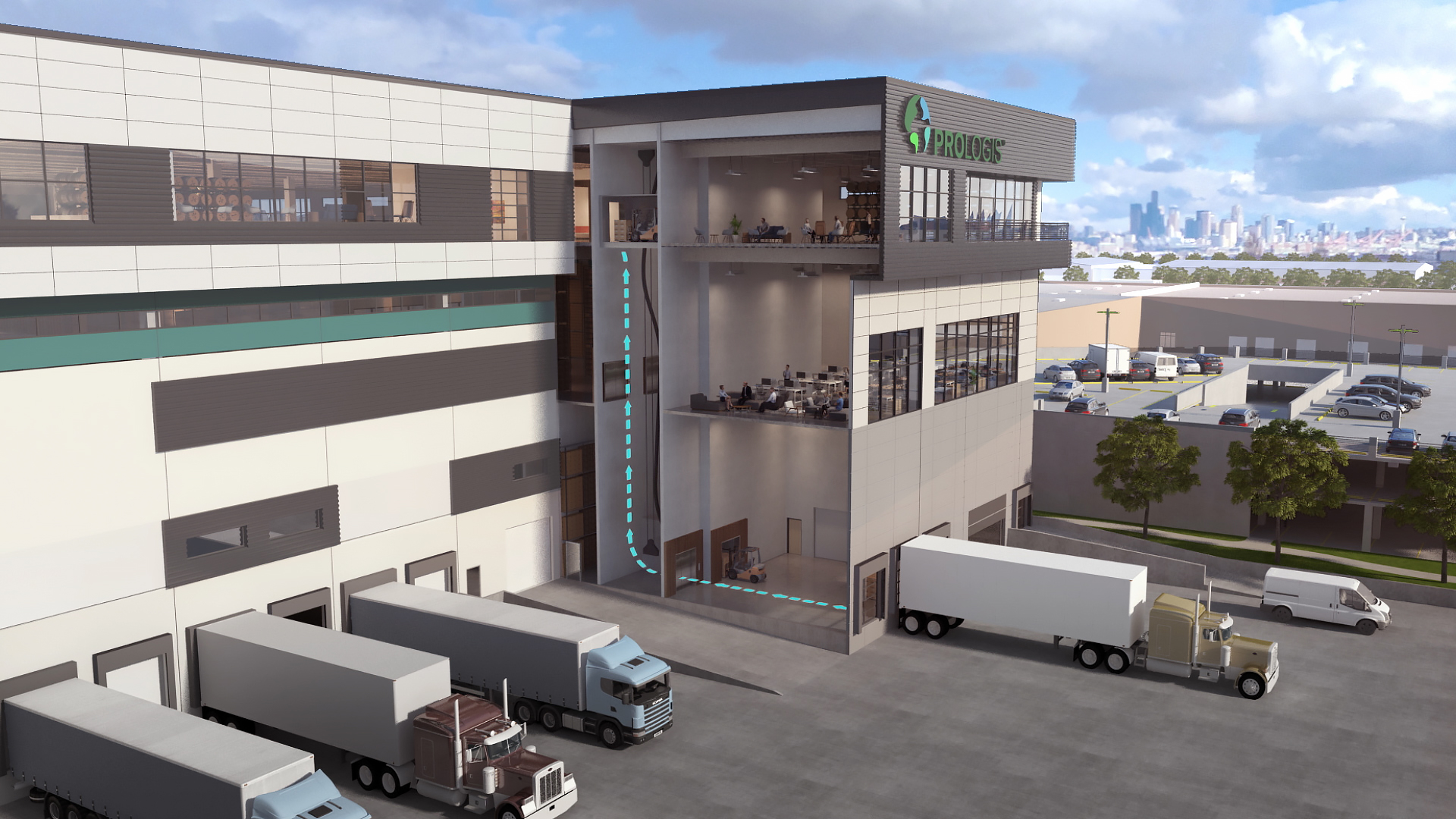 Prologis Georgetown Crossroads is being developed in Seattle, Washington. Prologis Georgetown Crossroads is being developed in Seattle, Washington.