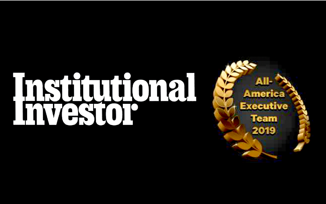 Institutional Investor All America Executive Team 2019