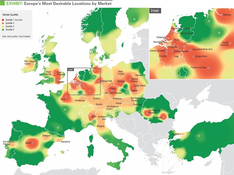 Research - Europe's Most Desirable Logistics Locations figure 2