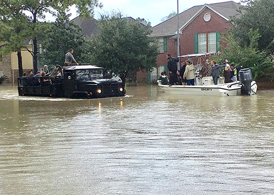 Hurricane Harvey relief efforts, Houston, Texas