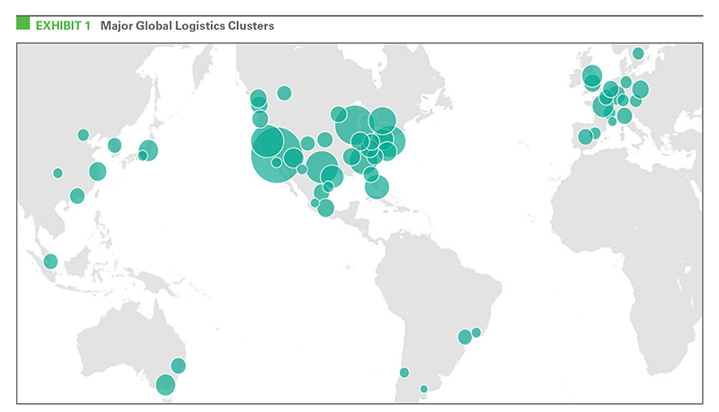 EXHIBIT 1 Major Global Logistics Clusters