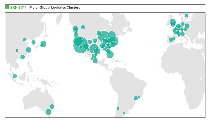 Research - The Evolution of Logistics Real Estate Clusters exhibit 1 EXHIBIT 1 Major Global Logistics Clusters