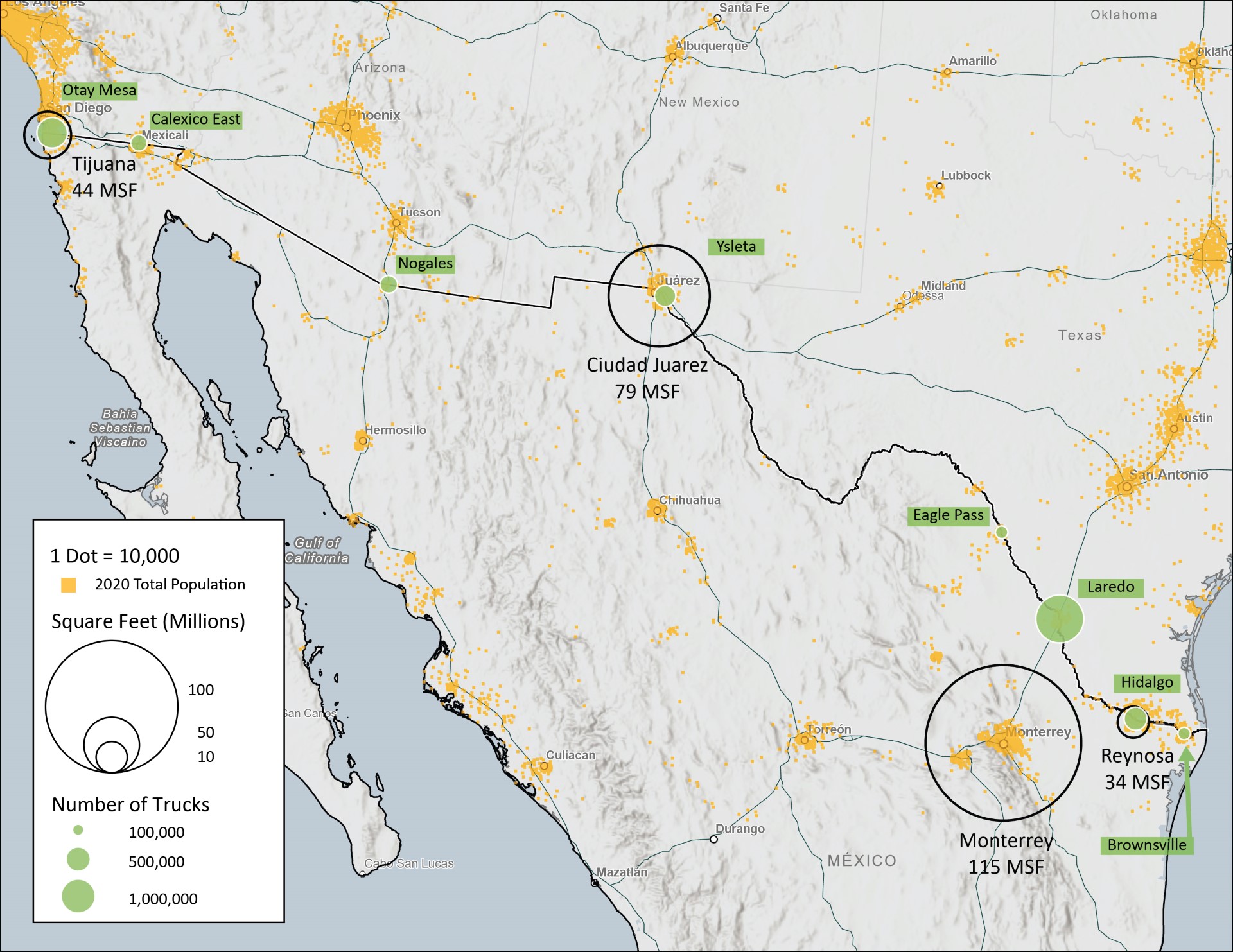 Map Mexico Nearshoring Map Mexico Nearshoring
