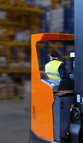 Prologis Operations Solutions forklift in warehouse