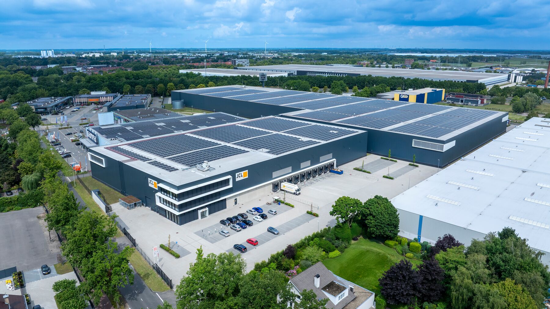 Aerial view of Prologis Park Roosendaal DC3