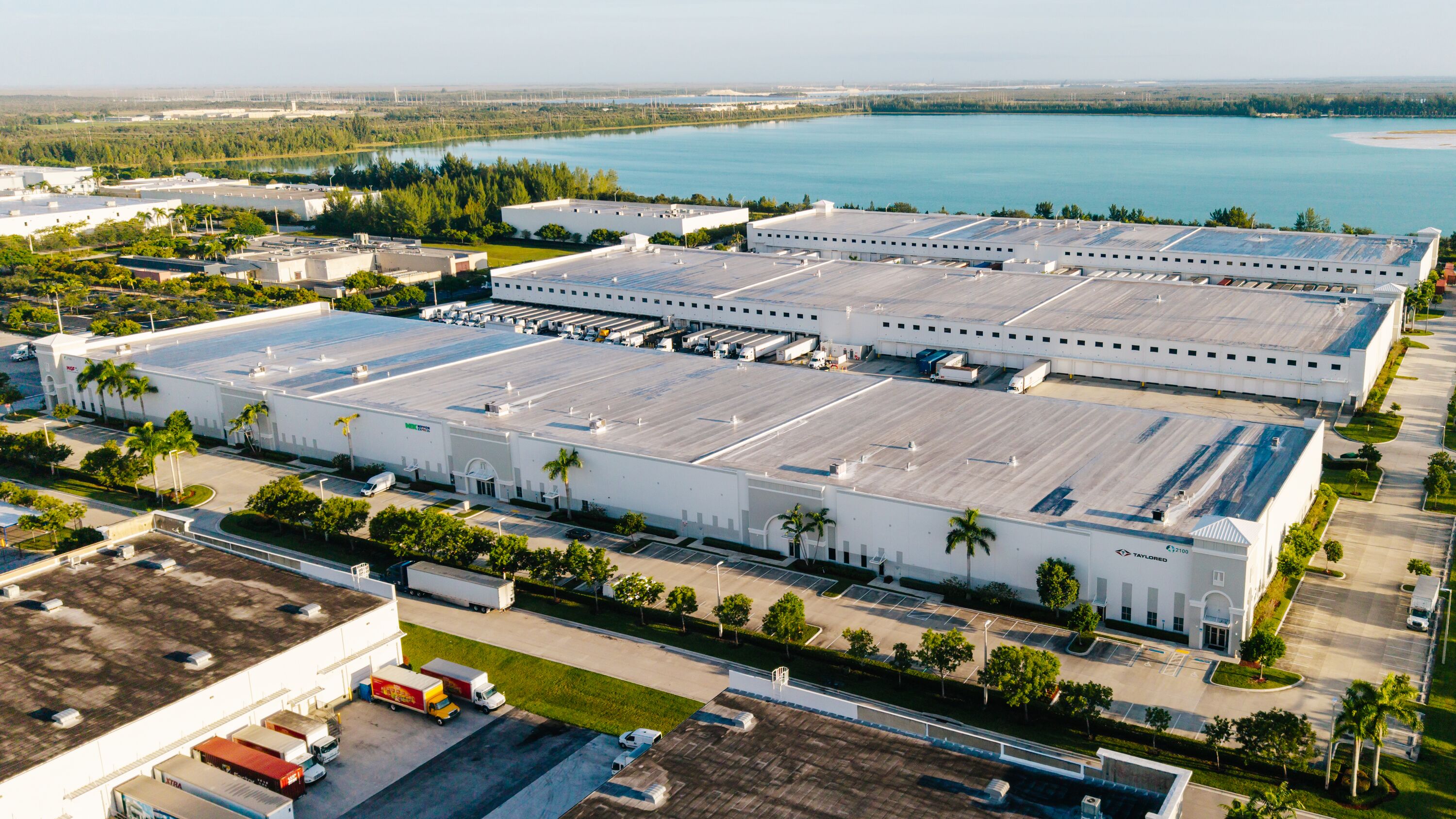 Aerial view of Prologis Beacon Lakes