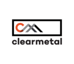 Clearmetal logo with orange C and black lettering