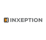 INXEPTION logo with orange and gray