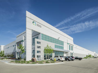 Exterior view of Stapleton Business Center distribution center