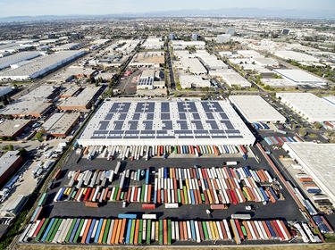 Aerial view of Prologis Torrance Distribution Center 5 in Torrance, California