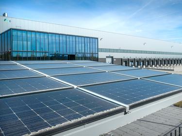 Solar panels at Venlo Park, the Netherlands