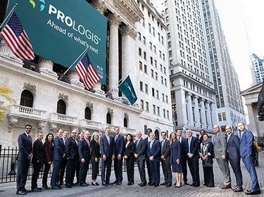 Prologis Team at the NYSE - November 2019