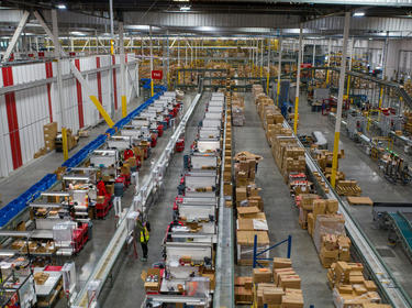Inside an AmeriPac warehouse