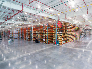 LED block warehouse efficient lighting