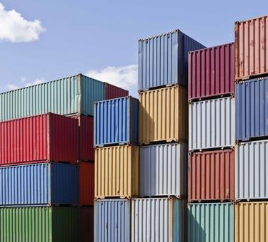 Industrial Business Indicator shipping containers