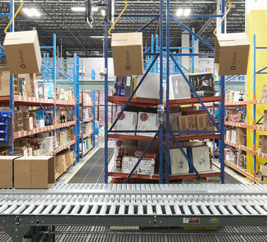 Interior view of distribution center in Elizabeth New Jersey