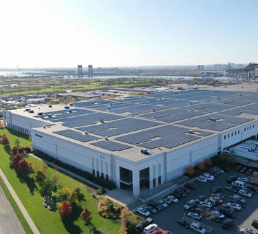 Solar atop Ports Jersey, New Jersey