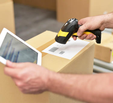 Smart Warehouse Barcode Scanning w/ Tablet