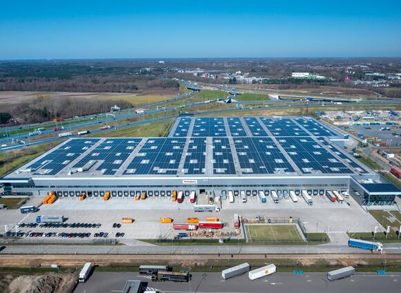 Aerial view of Prologis Eindhoven