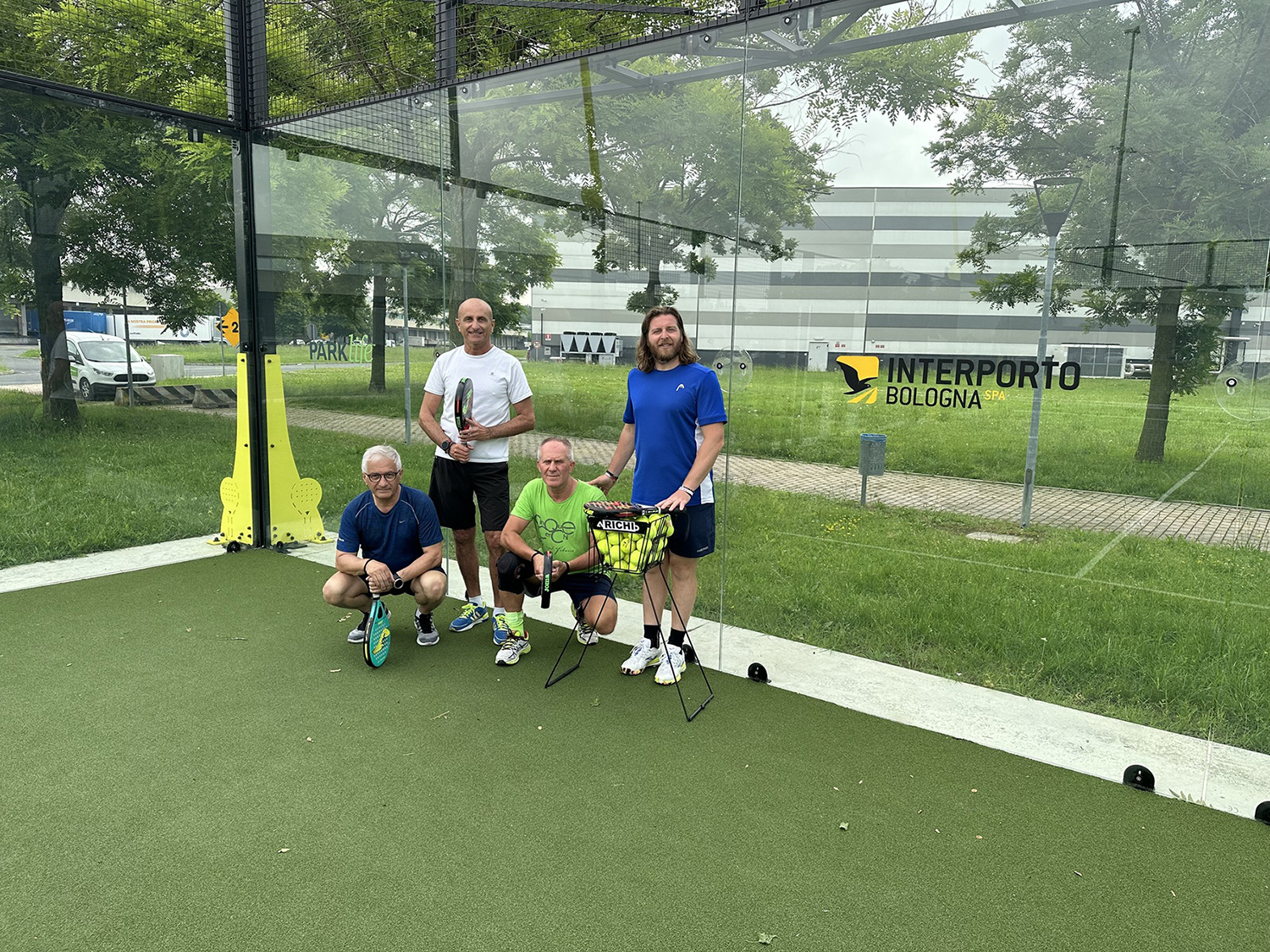 people playing tennis