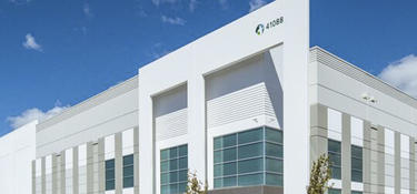 Exterior view of distribution center in Silicon Valley, CA