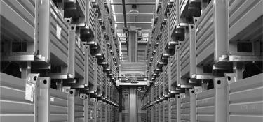 An aisle in a Prologis warehouse
