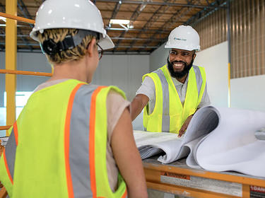 Prologis team members during development at IPC, Tracy, California