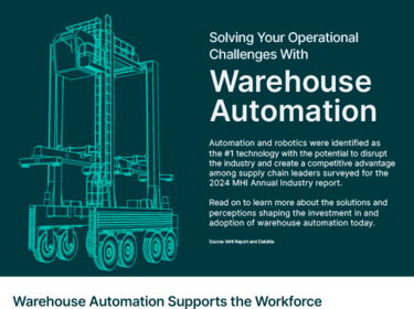 Warehouse automation infographic
